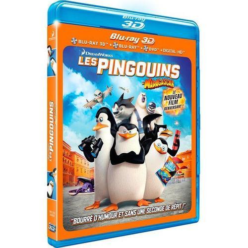 Les Pingouins De Madagascar - Combo Blu-Ray 3d + Blu-Ray + Dvd