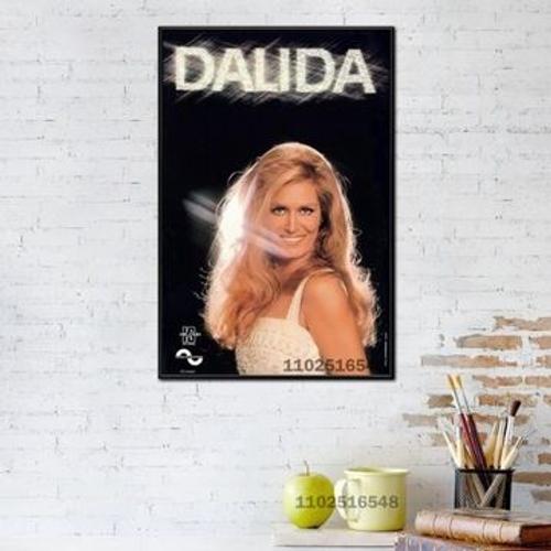 Dalida Affiche Peinture Art Mural,mpression murale Poster pour salon chambre ¿¿ coucher d¿¿cor sans cadre(40*50cm)