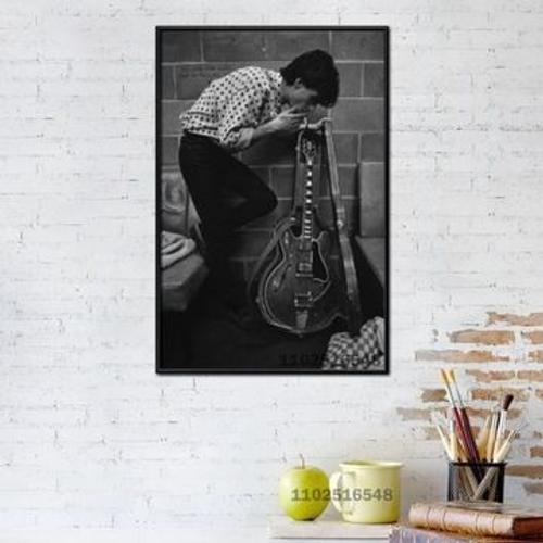 Affiche en toile Johnny Marr, peinture d'affiche,mpression murale Poster pour salon chambre ¿¿ coucher d¿¿cor sans cadre(40*50cm)