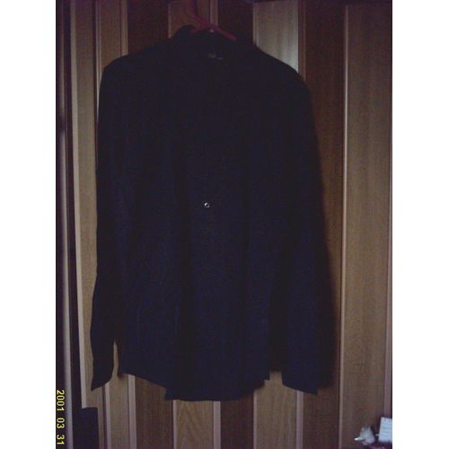 Chemise Noir Rayé En Gris, Pour Garçon, T : L. Style Byvet