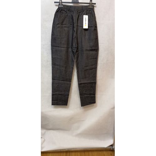 Pantalon Fin Noir Femme Go Pomelo Paris Taille Xxl