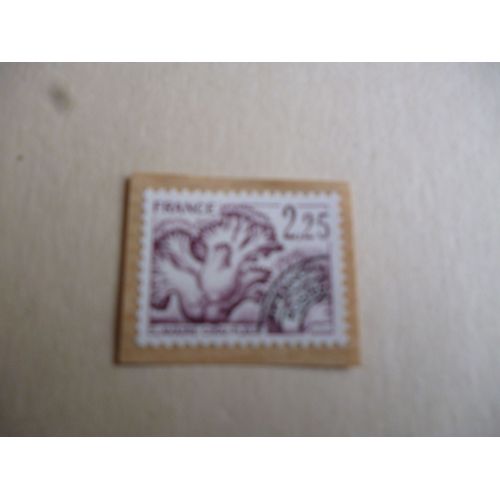 Timbre "France:Clavaire Chou-Fleur".