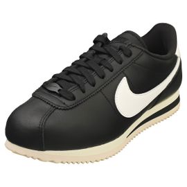 Nike Cortez 23 Premium Baskets Femme En Cuir, Noir Blanc 38