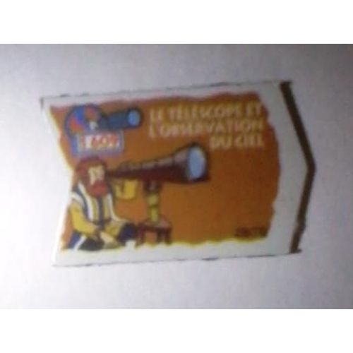Magnet Le Gaulois Frize Chronologique 1609 (28/78) Le Téléscope Et L'observation Du Ciel
