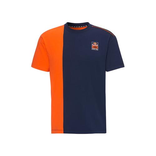 T-Shirt Apex Rb Ktm Racing Team Moto Gp Officiel - Homme - Bleu Orange