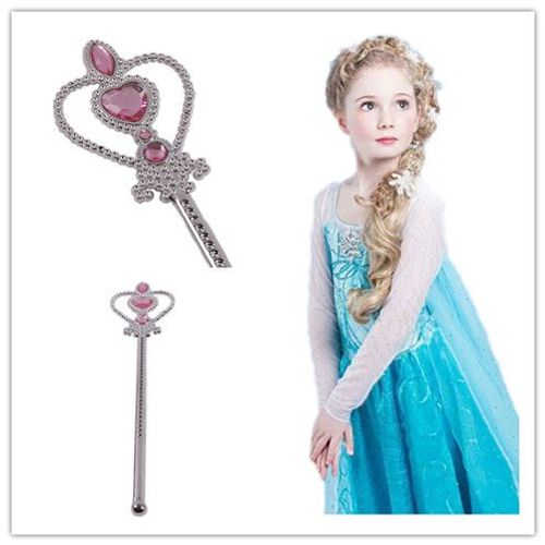 Robe Black Sugar Taille Fr34 + 1 Baguette Sceptre Royal Rose Déguisement Complet La Reine Des Neiges Look Elsa Bonne Qualité Envoie 2 À 5 Jours, Ado 12 Et 14 Ans, Soirée Anniversaire Carnaval  Etc.   