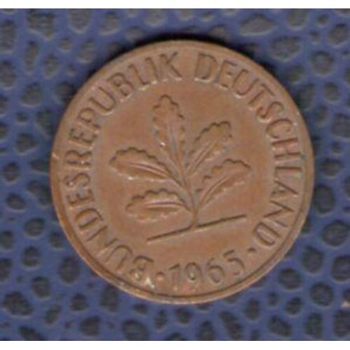 Allemagne 1965 Pièce De Monnaie Coin 2 Pfennig