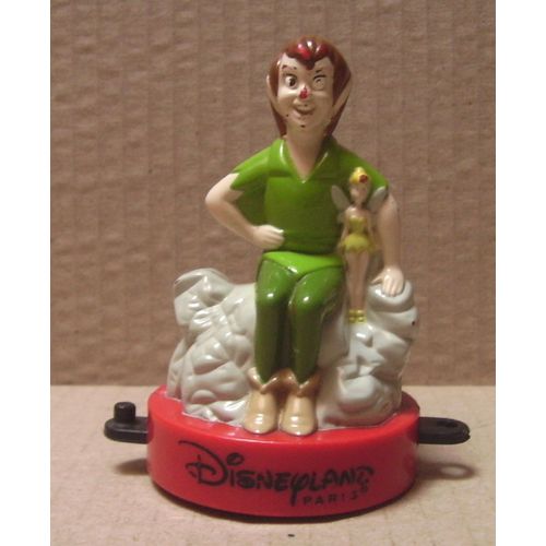 Figurine / Tampon Disney Peter Pan Et La Fée Clochette - Disneyland Paris / Mcdonald's - 1999