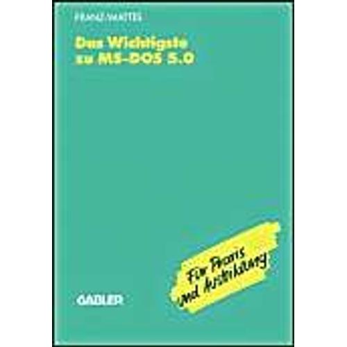 Das Wichtigste Zu Ms-Dos 5.0