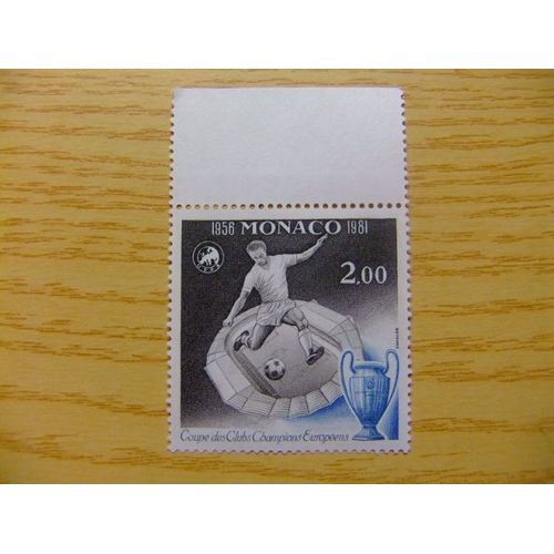 Monaco - 1981 - 25 Anniver. 1º Finale De La Coupe D¿ Europe - Yvert & Tellier Nº 1275 ** Mnh