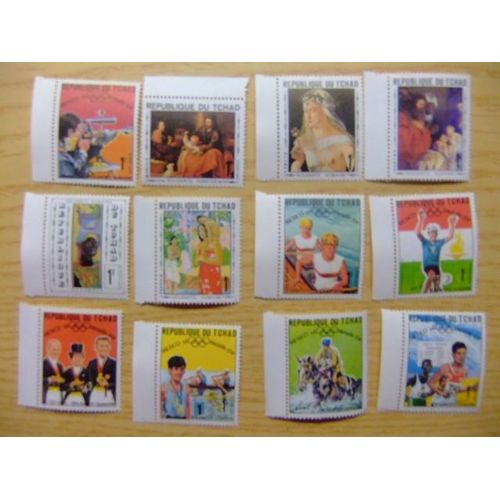 Republique Du Tchad - 1969 - Medailles D´Or Aux J.O. De Mexico Et Tableaux - 183 / 212 ** Mnh