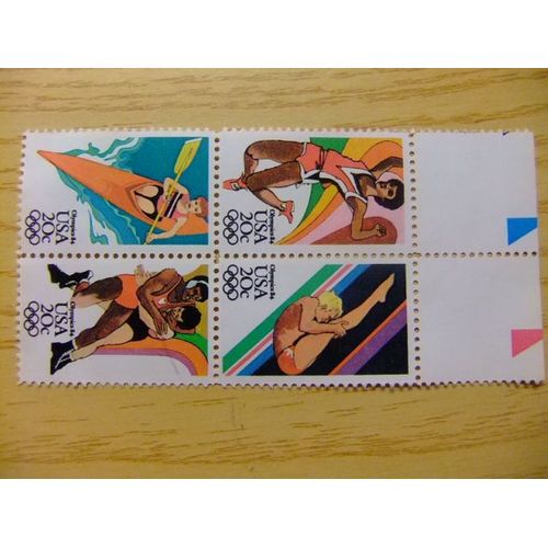 États-Unis D´Amérique - 1984 - Jeux Olympiques À Los Angeles - Yvert & Tellier Nº 1528 / 1531 ** Mnh
