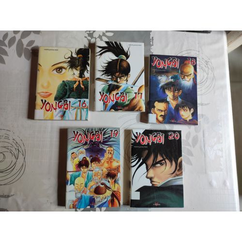 Mun Chong-Hoo: " Yongbi " = Tomes 16-17-18-19 & 20 Aux Éditions Tokebi - 2006/2007 - Poche - Mangas D'occasion