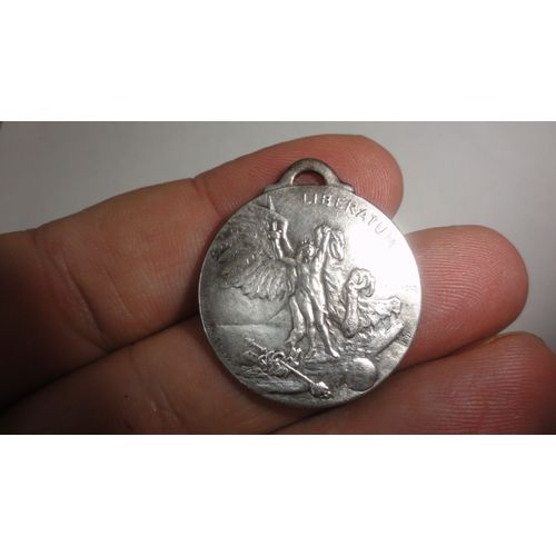 Médaille Libératum  Victoire De 1918 , Atelier Paris Art 1919