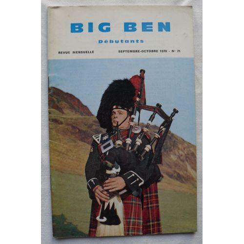 Big Ben Débutants - N° 71 - Septembre/Octobre 1970.