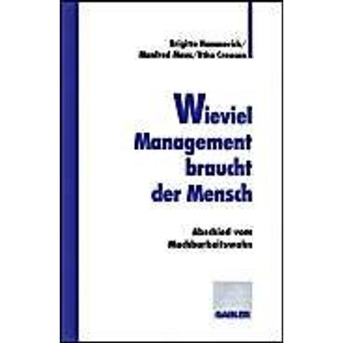 Wieviel Management Braucht Der Mensch