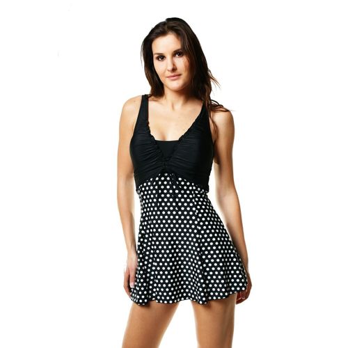 Maillot De Bain Femme Monokini 1 Pièce Noir Et Blanc - Robe De Plage
