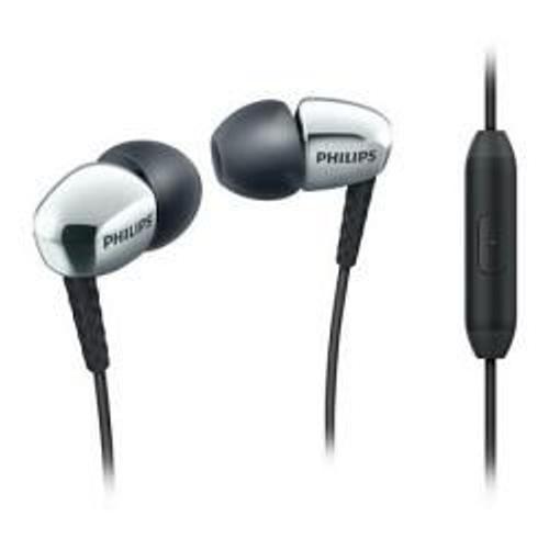 Philips SHE3905SL - Écouteurs avec micro - intra-auriculaire - filaire - jack 3,5mm - argent