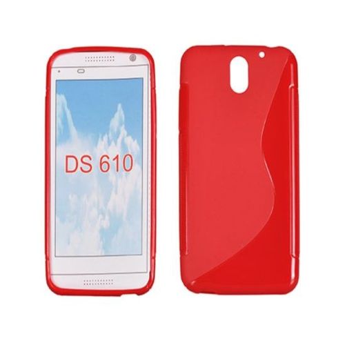 Coque Tpu Type S Pour Htc Desire 610 - Rouge