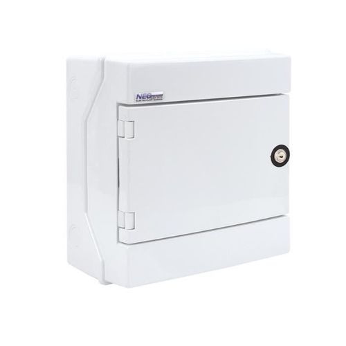 Tableau électrique 8 modules en saillie RH-8-ZB Serrure IK07 IP65 1000V DC ELEKTRO-PLAST