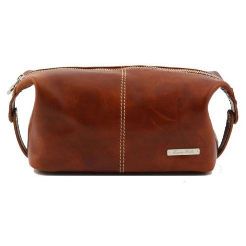 Tuscany Leather - Trousse De Toilette En Cuir - Miel - Homme