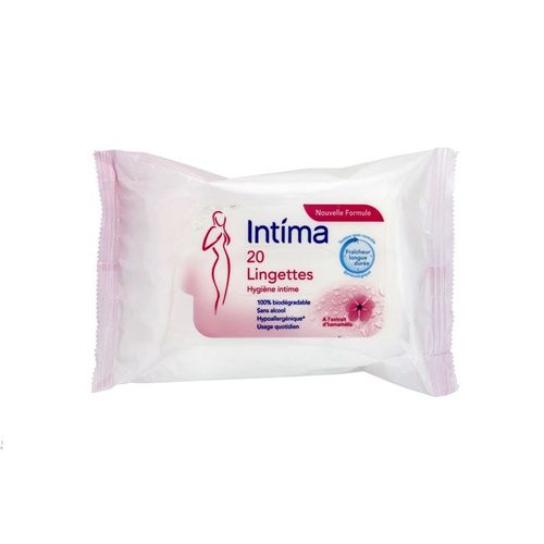 Intima Hygiène Intime A L'extrait D'hamelélis 20 Lingettes 