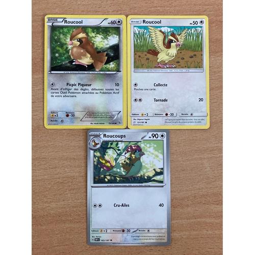 (3385) 2x Roucool + Roucoups (Pokemon)