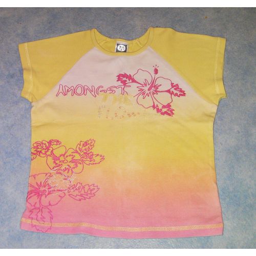 T-Shirt Jaune C&a - Taille 8 Ans
