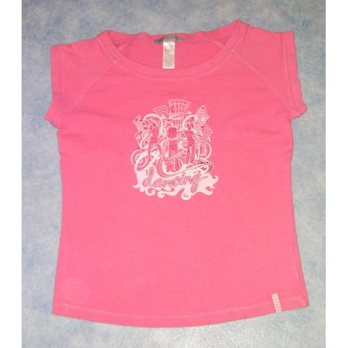 T-Shirt Rose Domyos - Taille 12 Ans 