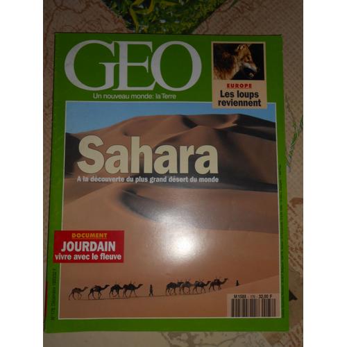 Géo N°178, Décembre 1993 -Sahara, À La Découverte Du Grand Désert Du Monde