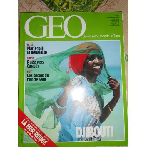 Geo N°94, Decembre 1986 -Djibouti