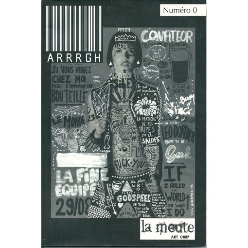Arrrgh N°0 Art Corp Joey Burger, Camille Moravia, Konsstrukt, Plume Heters