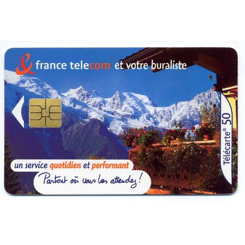 Télécarte France Télécom Et Votre Buraliste 50u (Edition 11/00 Limitée À 500 000 Exemplaires)