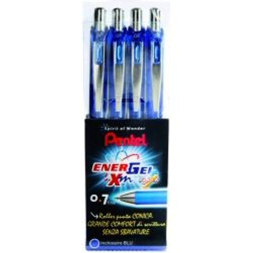 Pentel Energel - Stylo Bille - Bleu - Encre Gel - 0.7 Mm - Moyen - Rétractable