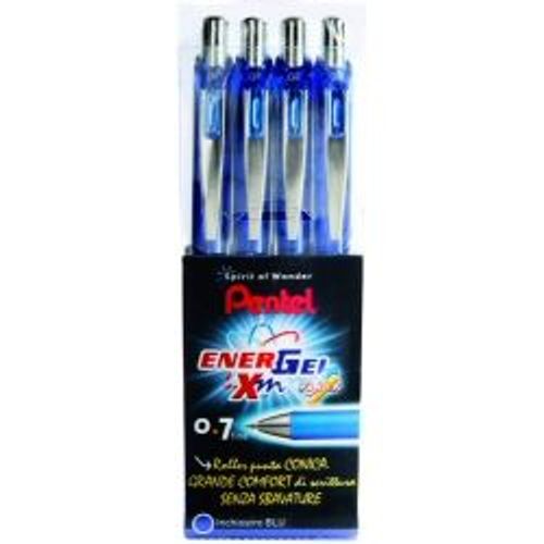 Pentel Energel - Stylo Bille - Bleu - Encre Gel - 0.7 Mm - Moyen - Rétractable