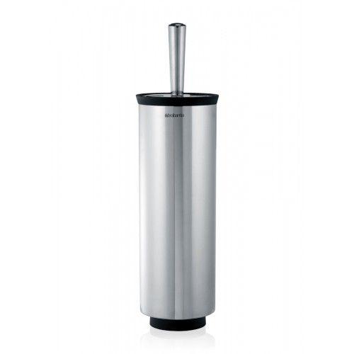 Brabantia Porte-goupillon avec brosse - Brilliant Steel - De Luxe