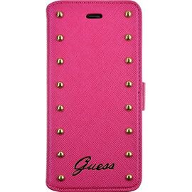 Etui À Rabat Guess Clouté Rose Pour Iphone 6 Plus