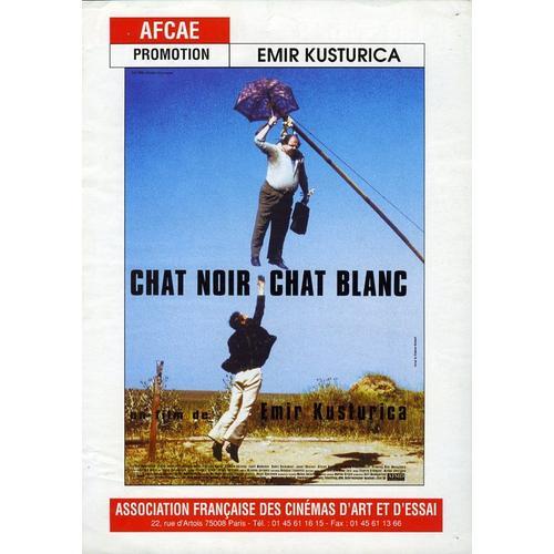 Chat Noir Chat Blanc, Synopsis Dépliant, De Emir Kusturica, Avec Bajram Severdzan, Srdan Todorovic