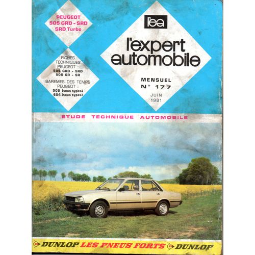Revue Technique L'expert Automobile N° 177 Peugeot 505 Grd / Srd / Srd Turbo
