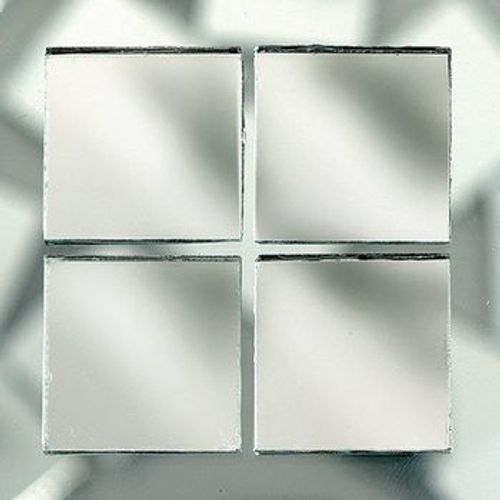 Miroir Mosaique Carré 20 X 20 Mm, Ép. 3 Mm, Lot D'env. 65 Pièces - Taille Unique