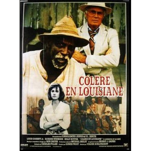 Colere En Louisiane /A Gathering Of Old Men- Véritable Affiche De Cinéma Pliée - Format 120x160 Cm - De Volker Schlondorff Avec Louis Gossett Jr., Richard Widmark, Holly Hunter, Joe Seneca - 1987