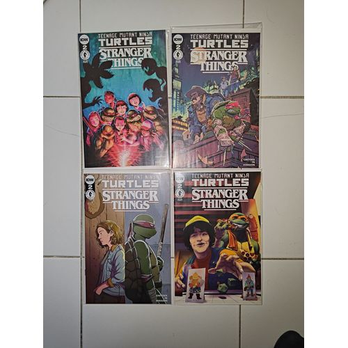 Tmnt Les Tortues Ninja Comics Teenage Mutant Ninja Turtles X Stranger Things Cover A B C D. Import Usa Version Originale Vol 2