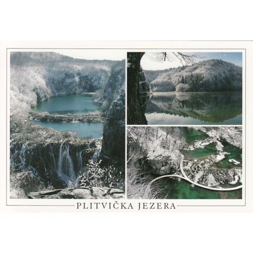 " Les Lacs De Plitvice En Hiver ", Croatie.