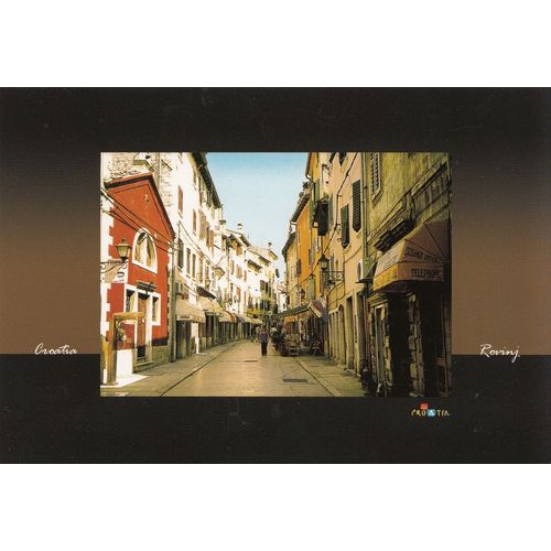 " Ruelle Dans L'ancienne Ville De Rovinj ", Croatie.