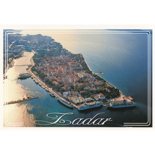 " Zadar, " L'ancienne Ville, Fortifiée Par Les Vénitiens Au 16ème Siècle Pour Contrer La Menace Turc Ottomane ", Croatie.