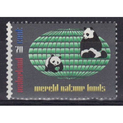 Pays-Bas 1984 : Fonds Mondial Pour La Protection De La Nature (Wwf) : Couple De Pandas - Timbre 70 C. Multicolore Neuf **