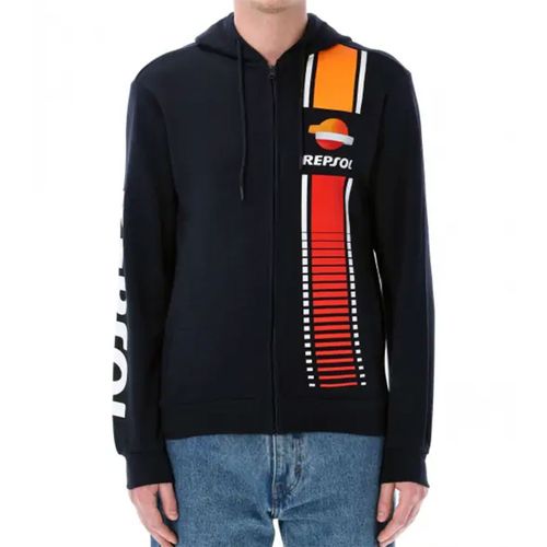 Sweat À Capuche Repsol And Stripes Officiel Motogp