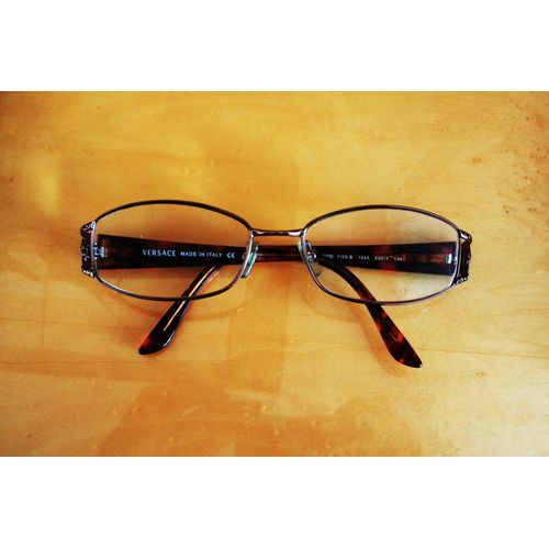 Montures De Lunettes De Vue Pour Femme Doré Et Écaille Versace