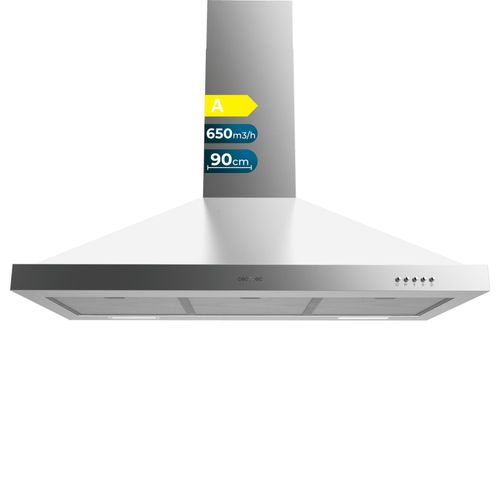 Hotte aspirante pyramidale Bolero Flux PM 906500 Inox A