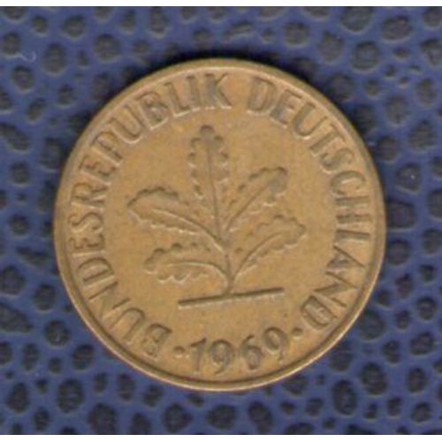 Allemagne 1969 Pièce De Monnaie Coin 10 Pfennig
